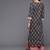 Women Grey Ethnic Motifs Printed Kurta with Sharara