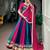 Navratri Multicolor Panel Chinon Free Size Lehenga Choli with Gotta Patti Lace Border Dupatta