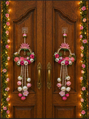 handmade decorative traditional hanging  toran for decoration (pack of 2) 2