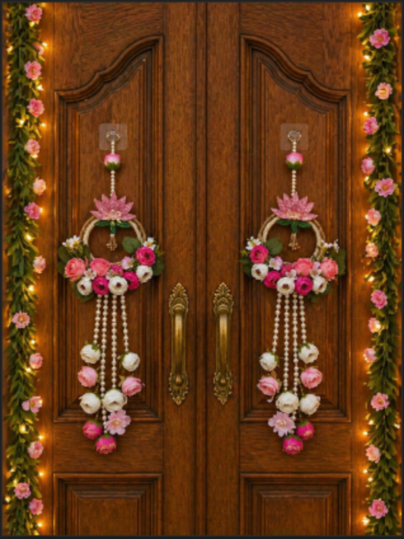 handmade decorative traditional hanging  toran for decoration (pack of 2)