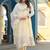 Mirror Embroidered Anarkali Kurta Paired With Trousers & Dupatta