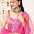 Women Batik Abstract Print Shoulder Straps Straight Kurta With Trousers & Dupatta