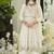 Chinon embroidered off white readymade salwar kameez