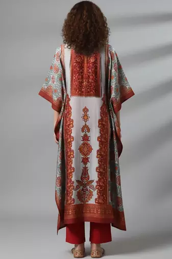 Women Ethnic Motifs Printed Regular Kurta with Trousers