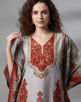Women Ethnic Motifs Printed Regular Kurta with Trousers 6