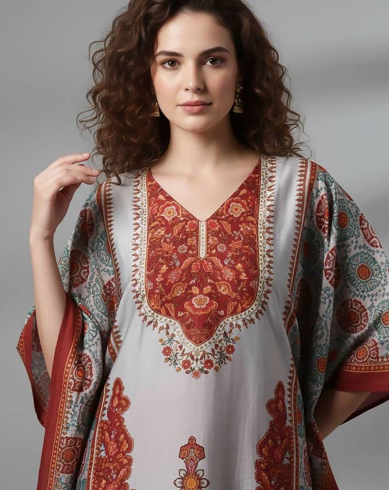 Women Ethnic Motifs Printed Regular Kurta with Trousers