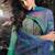 Teal green embroidered chinon silk ceremony wear readymade palazzo suit