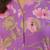 Lavendar Floral Printed Mandarin Collar Straight Pure Cotton Kurta With Trousers