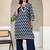 Women Ethnic Motifs Printed Sequined Details Kurta with Trousers