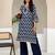 Women Ethnic Motifs Printed Sequined Details Kurta with Trousers
