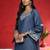 Women Floral Embroidered Sequinned Kurta with Trousers & Dupatta