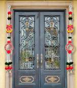 handmade ganesh ji bell door hanging decorative traditional design home decorations (pack of 6)
