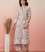 Floral Printed Kurta with Trousers