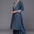 Ethnic Motifs Embroidered Regular Sequinned Kurta with Trousers & With Dupatta