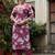 V-Neck Mirror & Sequins Embellished Kurta Paired With Trousers & Chiffon Dupatta
