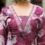 V-Neck Mirror & Sequins Embellished Kurta Paired With Trousers & Chiffon Dupatta