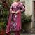 V-Neck Mirror & Sequins Embellished Kurta Paired With Trousers & Chiffon Dupatta
