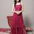 Floral Embroidered Shoulder Strap Regular Kurta with Sharara