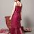 Floral Embroidered Shoulder Strap Regular Kurta with Sharara