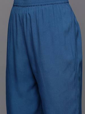 Women Ethnic Motifs Printed Kurta With Trousers & With Dupatta 3