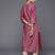 Women Purple Ethnic Motifs Printed Pure Cotton Kurta with Trousers