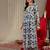 Floral Printed V-Neck Pure Cotton Empire A-Line Kurta & Palazzo With Dupatta