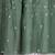 Green chanderi gathered dress with embroidery