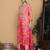 Women Dyed Regular Thread Work Kurta with Trousers & With Dupatta