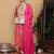 Women Dyed Regular Thread Work Kurta with Trousers & With Dupatta