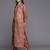 Women Peach-Coloured Floral Printed Winter Kurta with Palazzos