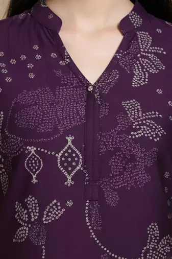 Women Bandhani Printed Kurta with Trousers
