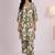 Women Abstract Printed V-Neck Pure Cotton Kurta with Palazzos