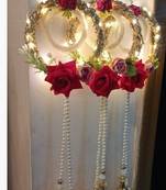 hangings decoration diwali lights, home living  handmade (pack of 2)