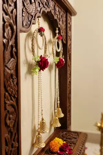 hangings decoration diwali lights, home living  handmade (pack of 2)