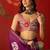 Purple silk cotton bandhni printed saree with unstitched blouse piece.