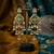 Green color kundan earrings beautiful festive designer appeal