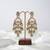 White color kundan earrings elegant festive traditional design