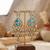 Blue color kundan earrings stylish designer ethnic appeal