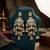 Paris green color kundan earrings premium festive designer appeal