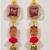 handmade wall hanging decorative door toran tassel home temple decorations (pack of 2)