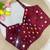 Navratri handwork kodi mirror spaghetti blouse