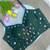 Navratri handwork kodi mirror spaghetti blouse