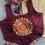 Heavy rayon cotton kutchi mirror blouse