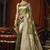 mehandi jacquard soft rich zari weaving & tassels saree