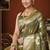 mehandi jacquard soft rich zari weaving & tassels saree