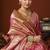 rasberry jacquard soft rich zari weaving & tassels saree