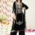 Green Ethnic Motifs Embroidered Velvet Straight Kurta & Palazzos With Dupatta