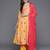 Women Floral Printed Empire Beads and Stones Kurta with Trousers & With Dupatta