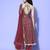 Ethnic Motifs Woven Design Sequinned Kurta with Trousers & Dupatta