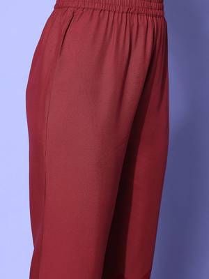 Ethnic Motifs Woven Design Sequinned Kurta with Trousers & Dupatta 6
